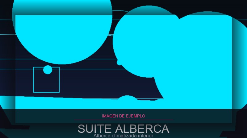 Habitación Suite con Alberca en Quinta del Placer Poniente